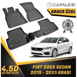  Fiat Egea Sedan Havuzlu Paspas SAHLER 4.5D Paspas (2015-) -- MAYUK Dizayn --