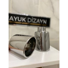 100mm Krom Egzoz Ucu