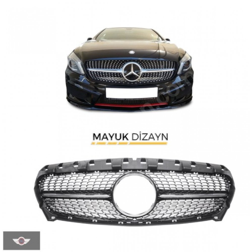Mercedes W117 CLA Diamond Ön Panjur 2012-2016 --MAYUK Dizayn--