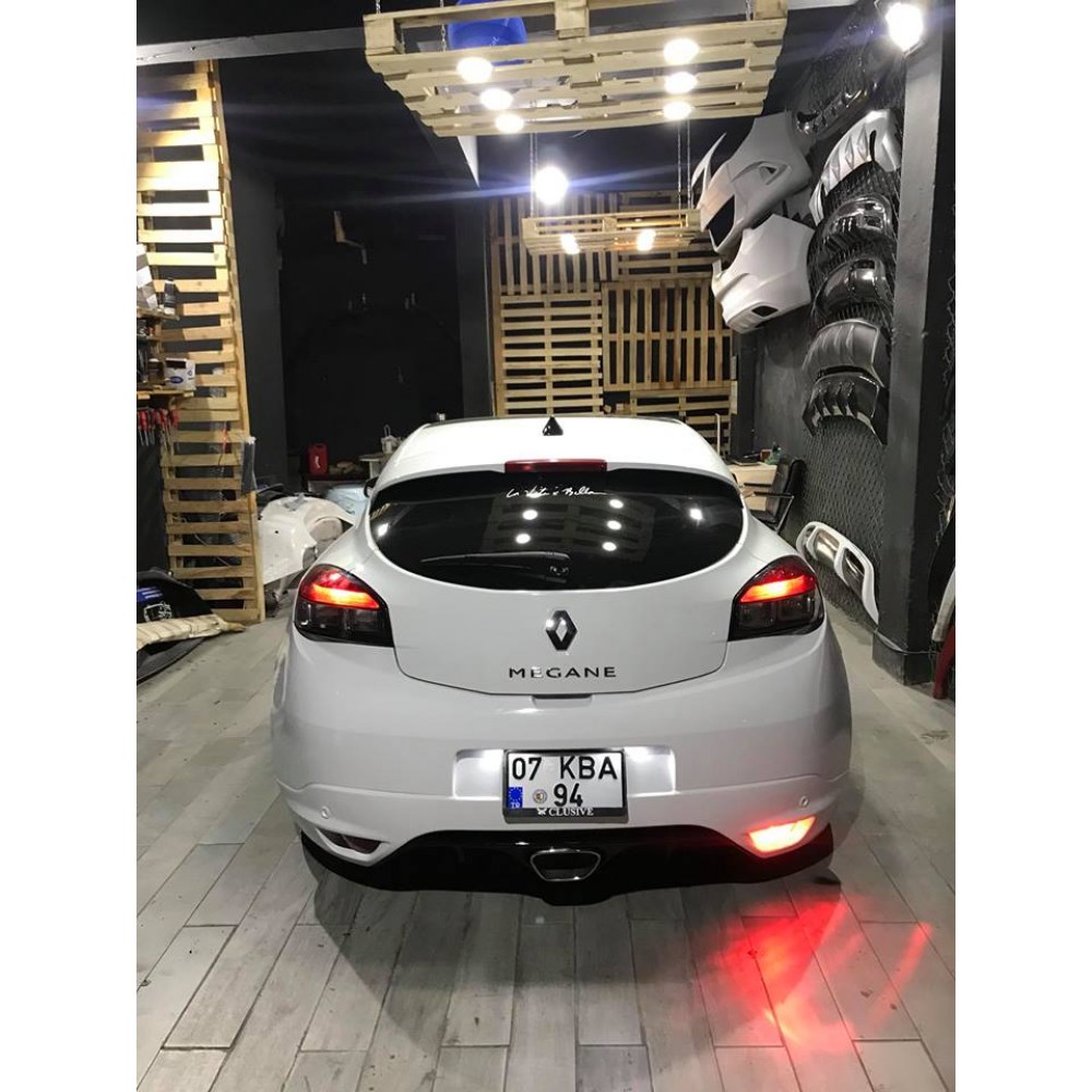 Renault Megane 3 Coupe RS Arka Tampon 