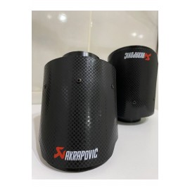 90MM TEKLİ İÇİ SİYAH AKRAPOVİÇ EGZOZ UCU