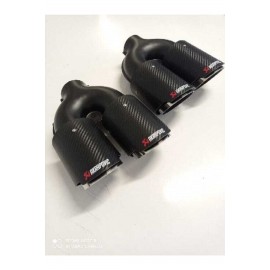 AKRAPOVİC 90mm İÇİ KROM Karbon Egzoz Ucu 1 ADET SAĞ-SOL SET