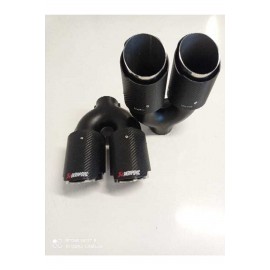 AKRAPOVİC 90mm İÇİ KROM Karbon Egzoz Ucu 1 ADET SAĞ-SOL SET