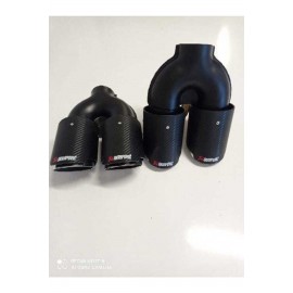 AKRAPOVİC 90mm İÇİ KROM Karbon Egzoz Ucu 1 ADET SAĞ-SOL SET