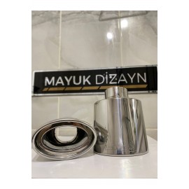  MERCEDES SLK YASSI KROM TEKLİ Egzoz Ucu 2 ADET