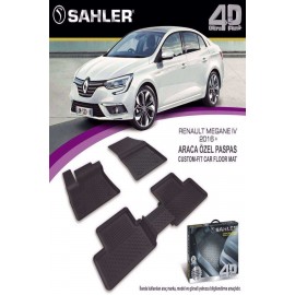 Renault Megane 4 SEDAN (2016-2023+) Sahler 4.5D Havuzlu Oto Paspas