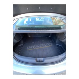 Renault Megane 4 Sedan 2016 ve üzeri Model Araca Özel 3D Bagaj Havuzu